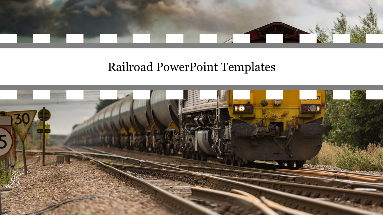 Free - Perfect Free Railroad PowerPoint Templates Presentation